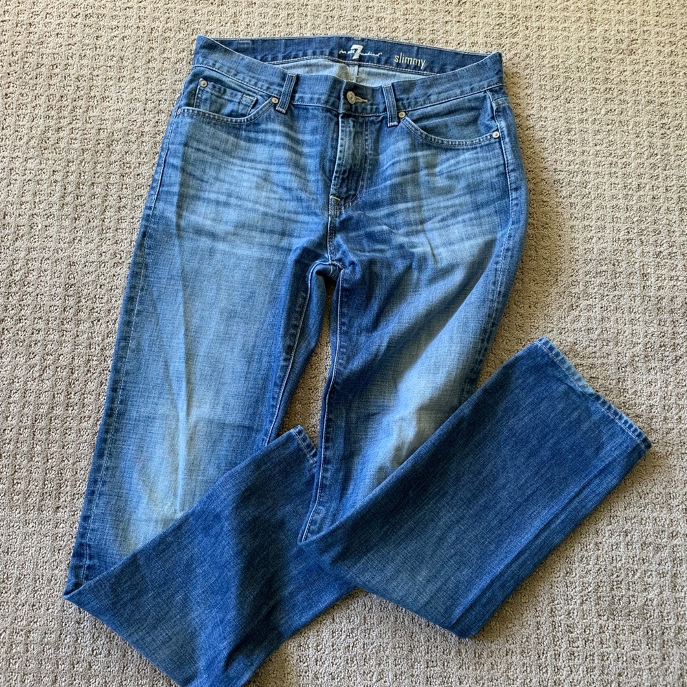 7 for all mankind 100% cotton jeans